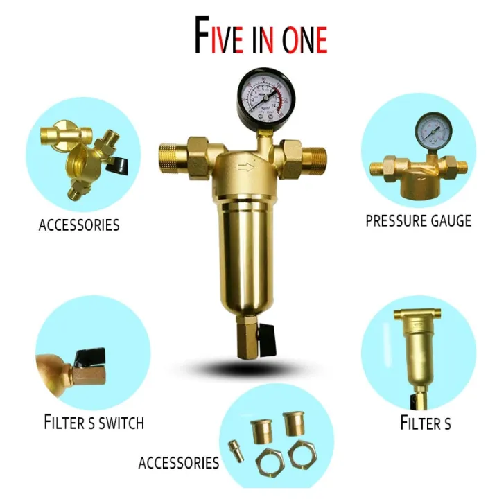 Pre-filter%20%20Purifier%20System%200.5/0.75/1inch%20Pure%20Brass%20Body%20Stainless%20Steel%20Mesh%20Prefiltro%20with%20Gauge%20-%20Image%204