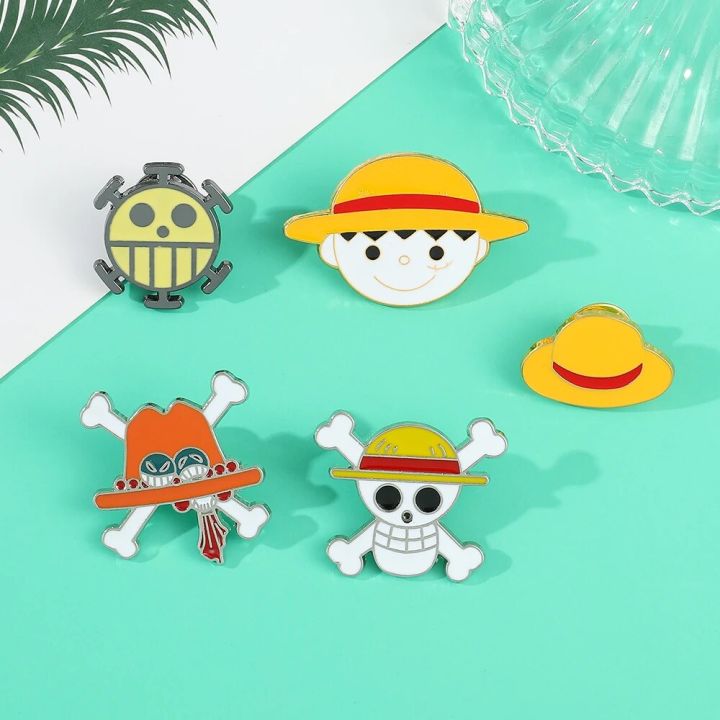 Anime%20One%20Piece%20Lapel%20Pins%20Cosplay%20Anime%20Figure%20Monkey%20D.%20Luffy%20Badge%20Brooch%20for%20Boys%20Backpack%20Clothing%20Pins%20Accessories%20-%20Image%206