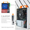 Mini ITX Casing | Slim Micro ATX Casing. Can be carried in a Bag, With a FLEX Power Supply or Without a PSU. 