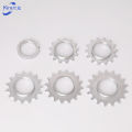 KI 13t/14t/15t/16t/17t Fixed Gear Bicycle Wheel Cogs Sprocket With Lock Ring Cycling Accessories For Fixie Track Bike Hub.