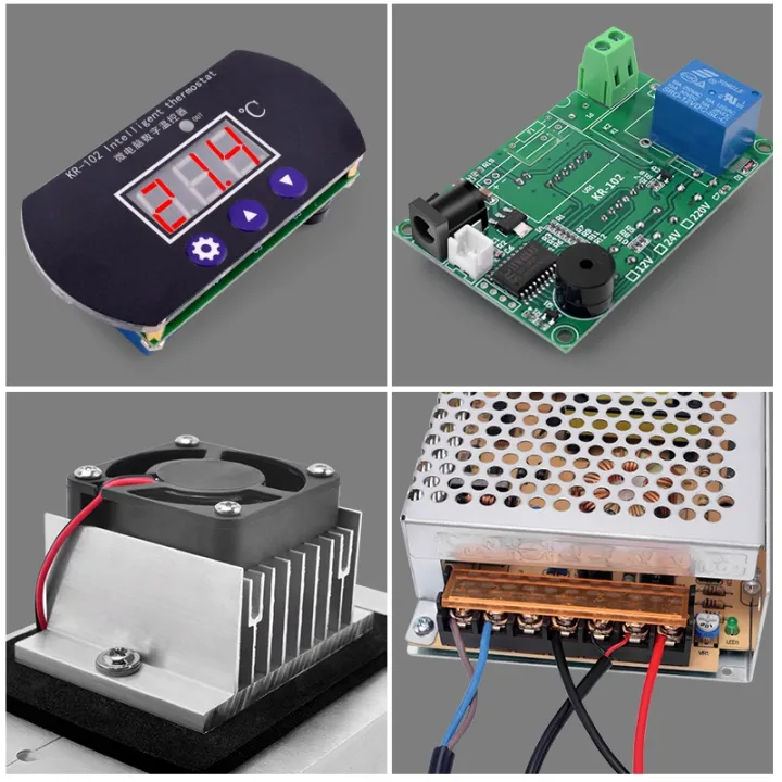 DIY%20Peltier%20Cooler%20Kit,%20Heatsink%20Module%20Kit+Thermostat%20Set,%20US%20Plug%20-%20Image%203