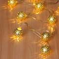 Ball Shape Metal Moricha Bati Led Fairy Lights String - Room Decoration Light - Fairy Lights. 