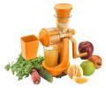 Fruit & Vegetable Manual Juicer with Steel Handle Hand Juicer with Unity Locking System, Juicer Machine for Home, Juice Maker Machine, Fruit Juice Maker.