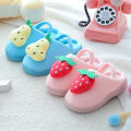 Fall/Winter Cartoon Thermal Kids Cotton Slippers. 