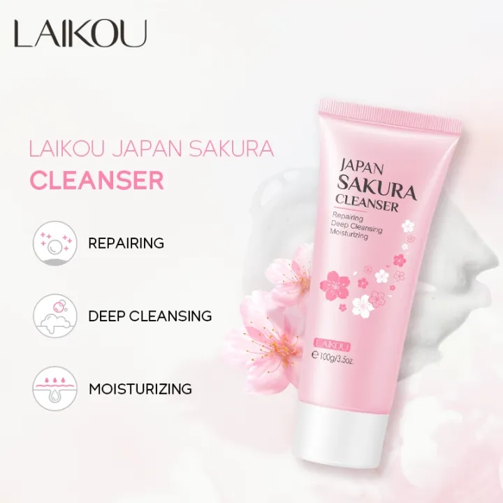 LAIKOU%20Japan%20Sakura%20Toner/%20Sunscreen%20SPF50+%20/%20Cleanser/Serum/Eye%20Cream/%20Essence%20Cream%20/Lip%20Mask%20Combo%20set%207%20pcs%20-%20Image%209