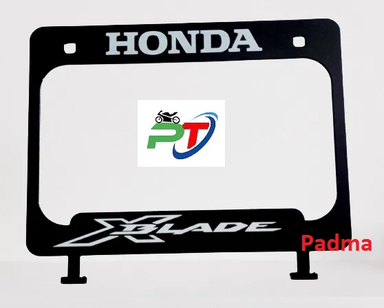 Full%20metal%20Back%20Licence%20plate%20cover%20or%20New%20design%20number%20plate%20cover%20for%20motorcycle%20X-%20Blade.%20Black%20-%20Image%202