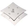 Durable 2pcs Guitar Fingerboard Fretboard Saddle Nut Radius Gauge Measuring Stainless Steel Tool.