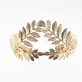 Baroque Golden Leaf Crown Headpiece European and American Golden Leaf Headpiece Hair Ornament Metal Mori Female Personality Hair Crown. 