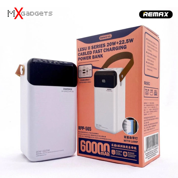 Remax Rpp 565 Remax RPP-565 PD 22.5W Fast Charging Large Capacity 60000mAh Power bank ...