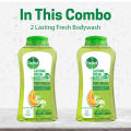 Buy 2 Get 100tk Off - Dettol Lasting Fresh Bodywash 250ml with 12 Hour Odour Protection. 