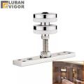 1Piece 100Kg Top Hung Tracked Door Roller Dual Pivot Swivel Wheel For Slide Partition Folding Bifold Door.