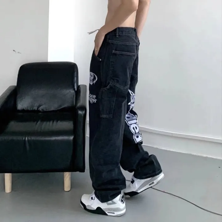 Baggy%20Jeans%20American%20Vintage%20Embroidered%20Black%20Jeans%20Men%20Spring%20and%20Autumn%20Personalized%20Fashion%20Trousers%20Cargo%20Pants%20Men%20-%20Image%208