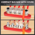 NCANRUI T5M6 150A Automobile Bus Bar Bus Bar Bus Copper Bar Automotive Wiring Bar Diversion Bar Suitable for Cars and Ships. 