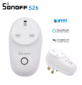 Sonoff S26 WiFi Smart Plug For Smart Home (UK PLUG, 13A, 3250W) Original Product. 