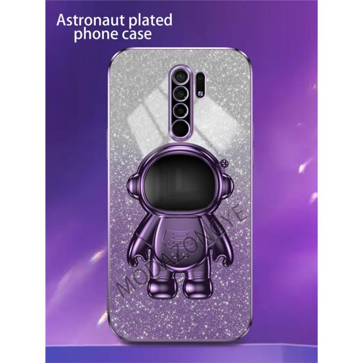 lthmy%20for%20Redmi%209%20case%20electroplating%20colorful%20luxury%20soft%20glitter%20TPU%20cell%20phone%20back%20cover%20phone%20case%20astronaut%20kickstand%20-%20Image%205