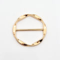 Corner Hem Waist Knotted Brooches Round Metal Hijab Silk Scarf Ring Clip Button Shirt T-shirt Fixed Holder Shawl Buckle. 
