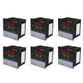 6X MC901 Digital Waterproof Temperature Controller K Type PT100 Sensor Input Relay Output. 