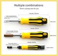 52-in-1 Household Multi-Function Precision Repair Tool Kit – Professional Screwdriver Set for Computer, Laptop, PC, Mobile & Electronic Device Maintenance – All-in-One DIY Hardware Repair Toolkit- Allion Shop. 