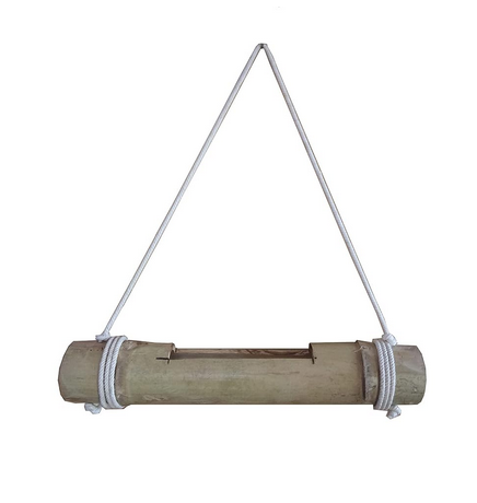 RARE OCEANS Bird Feeder Hanging Bamboo Bird Feeder for Birds