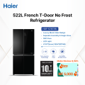Haier HRF-578TPB Black 522L French T-Door No Frost Refrigerator | Free Delivery. 