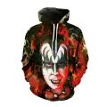New kiss heavy metal rock band hoodies 3D printed men women fashion trend sweatshirt street popular high quality men's clothing. 