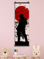 Samurai Hanging Scrolls Canvas Prints Pictures Japanese Anime Wall Artwork Paintings Home Decor Modular Posters For Living Room. 