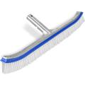 Pool Brush, Swimming Pool Wall & Tile Brush 18 Inch Swimming Pool Cleaning Pole Brush Head Replacement Brush,Blue.
