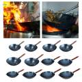Wok Pan Pots Boiling Nonstick Coating Cookware Nonstick Wok 30cm. 