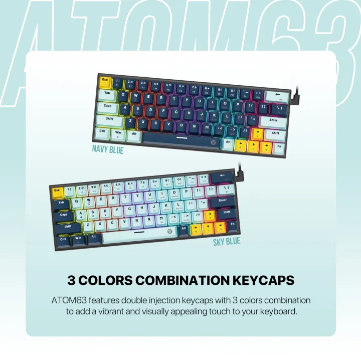 FANTECH%20ATOM63%20MK874%20V2%20MECHANICAL%20GAMING%20KEYBOARD-%20MIZU%20SERIES%20Sky%20Blue%20And%20Navy%20Blue%20-%20Switch%20Blue-Red%20-%20Image%207