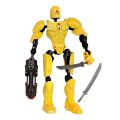 3D Printed Movable Robot Action Figure 3D Printed Multi-jointed Movable DIY Assembling Desktop Robot Collectible Robot Doll. 