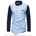 Premium Quality Stylish Sky Blue Color Shirt For Men. 