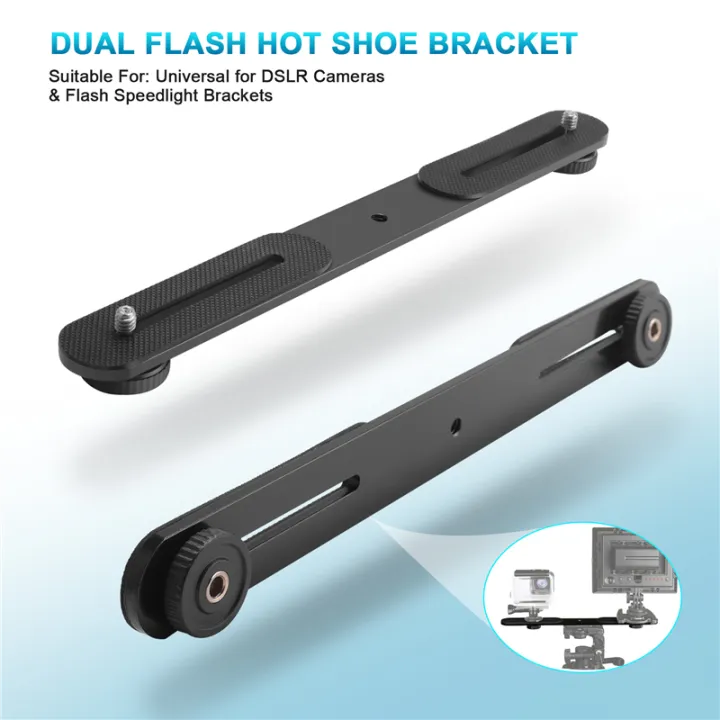 %E3%80%90Hot-Selling%E3%80%91%20Dual%20Flash%20Bracket%20Hot%20Shoe%20Bracket%20Mount%20Holder%20for%20Tripod%20Stand%20DSLR%20Camera%20-%20Image%206