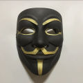 1Pcs/set Halloween Party Mask V for Vendetta Mask Bape Full Face Mask Anonymous Guy Fawkes Fancy Dress Adult Costume 1pc. 