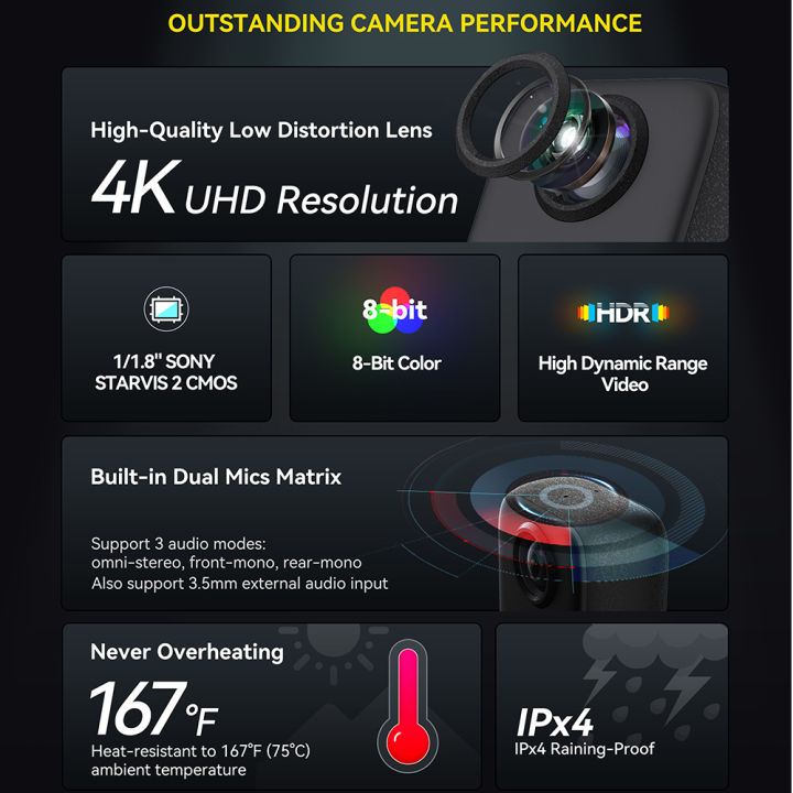 Aicoco%20onAir%20Pocket%20Action%20Wireless%204K%20Live%20Streaming%20Camera%20UHD%20HDR%20Video%20Dual%20Mic%20For%20Live%20Vlog%20Outdoor%20Sport%20-%20Image%203