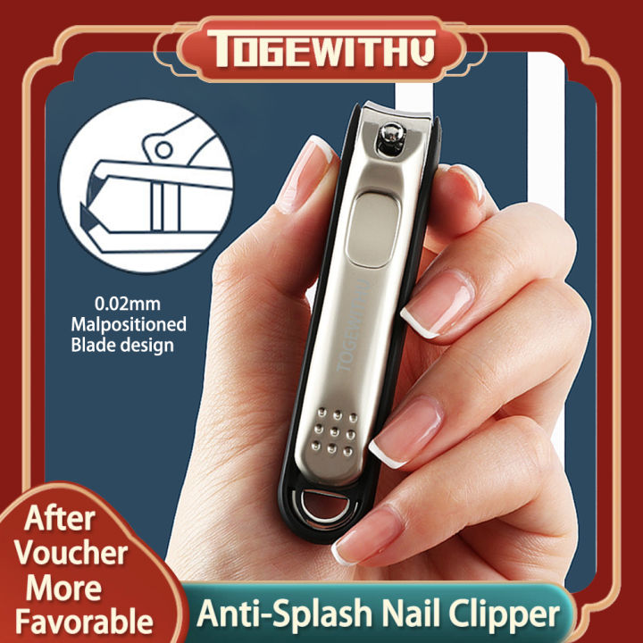 TOGEWITHU%20Nail%20Clippers,%20Anti-splash%20Fingernail%20Toenail%20Cutter%20Manicure%20Tools%20Detachable%20Nail%20Trimmer%20with%20Nail%20File%20-%20Image%202