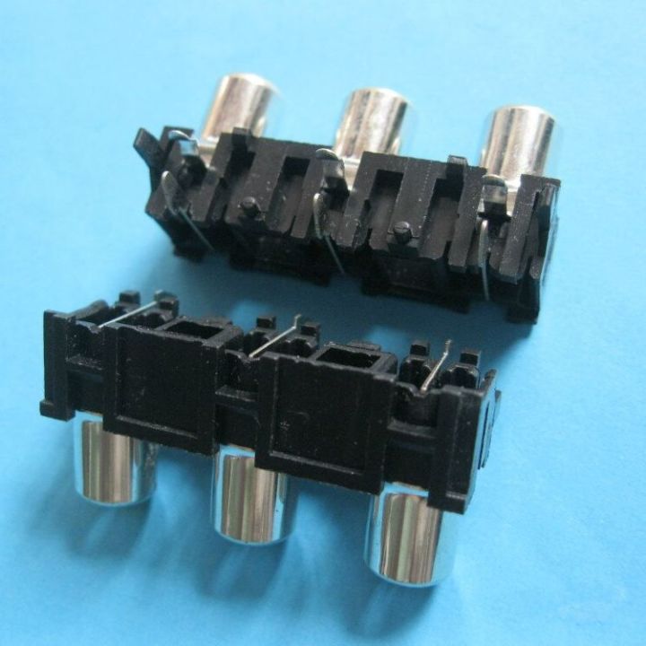 2Pcs%20Female%20Stereo%20Audio%20Video%20Socket%203%20Positions%20AV%20RCA%20Socket%20Connector%20Panel%20Mount%20Adapter%20For%20Audio%20Video%20TV%20DVD%20Computer%20Speaker%20Cables%20-%20Image%205