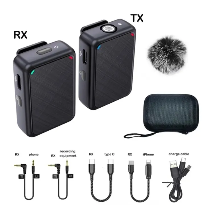 Wireless%20Lavalier%20Microphone%20Portable%20Dual%20Channel%20Audio%20Video%20Recording%20Lapel%20Mic%20for%20iPhone%20Android%20DSLR%20Camera%20Vlog%20YouTube%20-%20Image%207