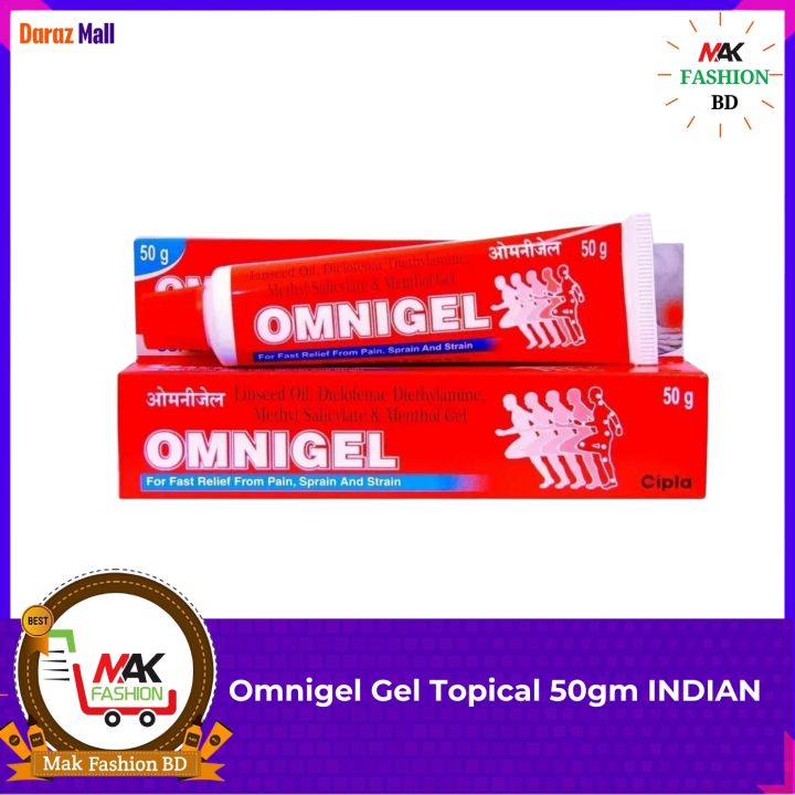 Omnigel For Fast Relief From Pain Gel 50gm