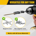 Single-Hand Operation Spring-Loaded Screw Holder Bit(2 Pcs), Anti-Drop Screwdriver Bit, Ideal for Electricians.
