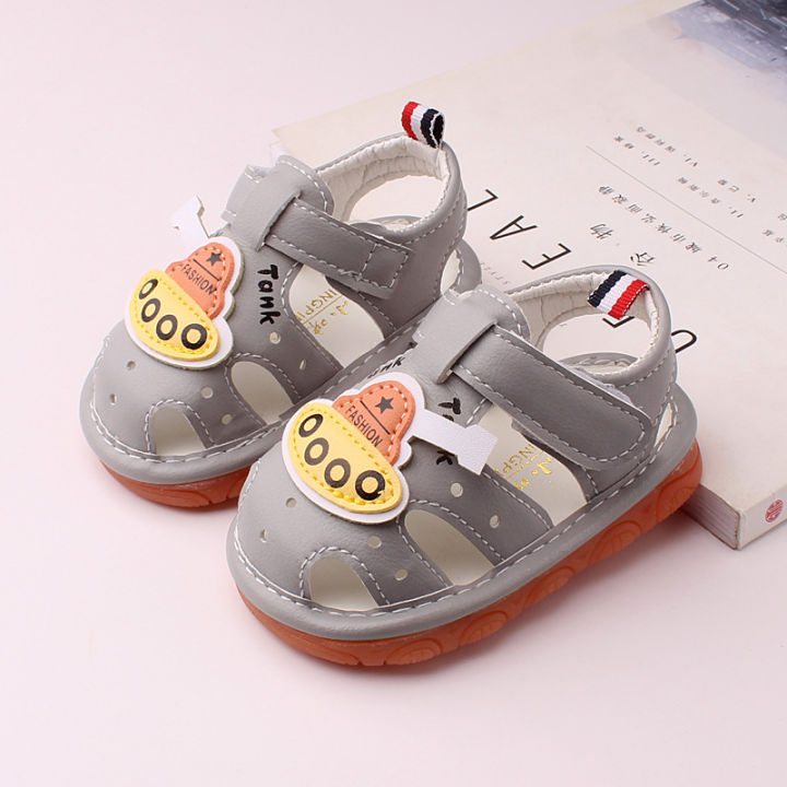 Summer%20New%20Whistle%20Boys'%20Sandals%200-1-2%20Year%20Old%20Cow%20Muscle%20Sole%20Children's%20Calling%20Female%20Baby%20Shoes%202703%20-%20Image%204