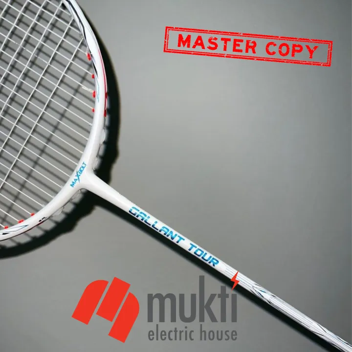 MAXBOLT%20Gallant%20Tour%20White%20Badminton%20Racket%20Bat%20Duplicate%20Master%20Copy%20-%20Image%202