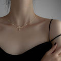 Heart Pendant Necklace for Women Adjustable Zinc Alloy Chain for Party and Casual Wear.