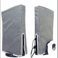 Dust Cover Protective Cover Waterproof and Scratch Resistant Gaming Protective Shell Suitable for Ps5 Game Console Gray.