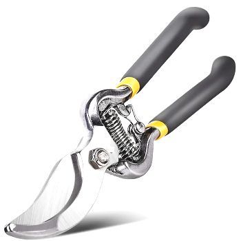 Pruning Shear Scissors 8" Stainless Steel Gardening Hand Pruner
