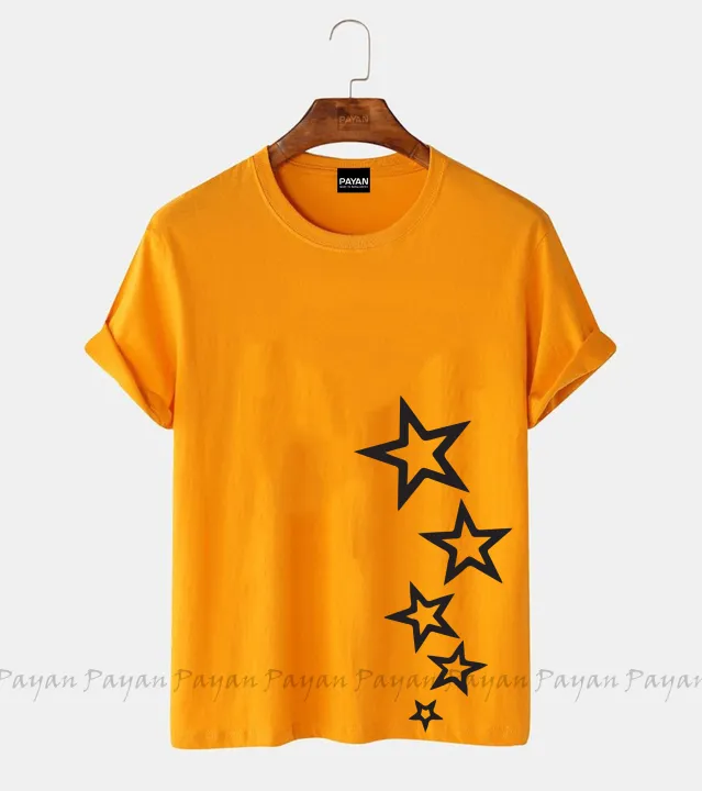Star%20Design%20Short%20Sleeve%20T%20Shirt%20For%20Women%20-%20Image%204