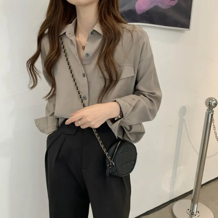 Spring%202022%20New%20Korean%20Style%20Hong%20Kong%20Style%20Vintage%20Long%20Sleeve%20Shirt%20Women's%20Loose%20Outer%20Wear%20All-Match%20Mid-Length%20Western%20Style%20Shirt%20-%20Image%202