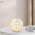 Crystal Lampshade Shiny Desk Light Antique Lamp Classic.