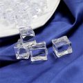 Reusable 10Pcs Decoration Crafts Photography Props DIY Accessories Artificial Ice Fake Simulate Ice Cubes Acrylic Cubes. 
