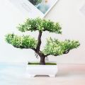 Artificial Plants Bonsai Small Tree Pot Plant Flowers Potted Ornaments For Home Room Table Decoration Hotel Garden Decor. 