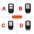 Carbon Car Remote Key Case Full Cover For Honda Civic Accord Pilot CRV HR-V City Odyssey fit Freed 2016-2019 car styling. 